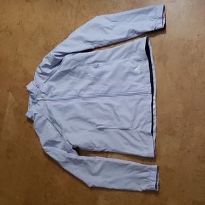 Adidas Women's Lavender Purple Size Medium Coat Windbreaker Jacket Full Zip